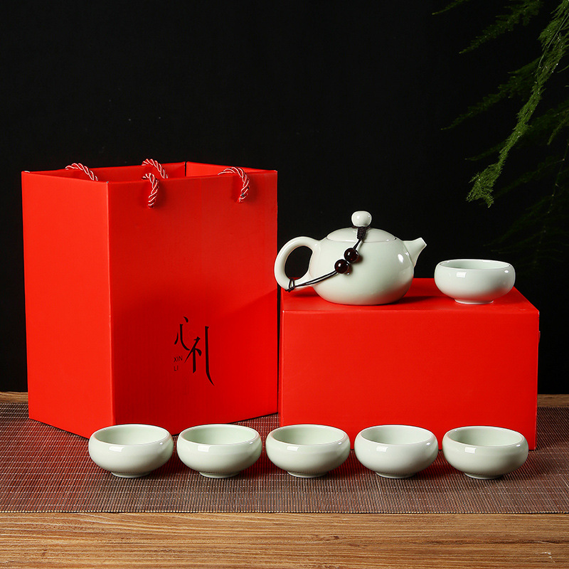 travel tea set Manufactor Shih pot hotel gules Wedding celebration Souvenir  Incense originality gift tea set