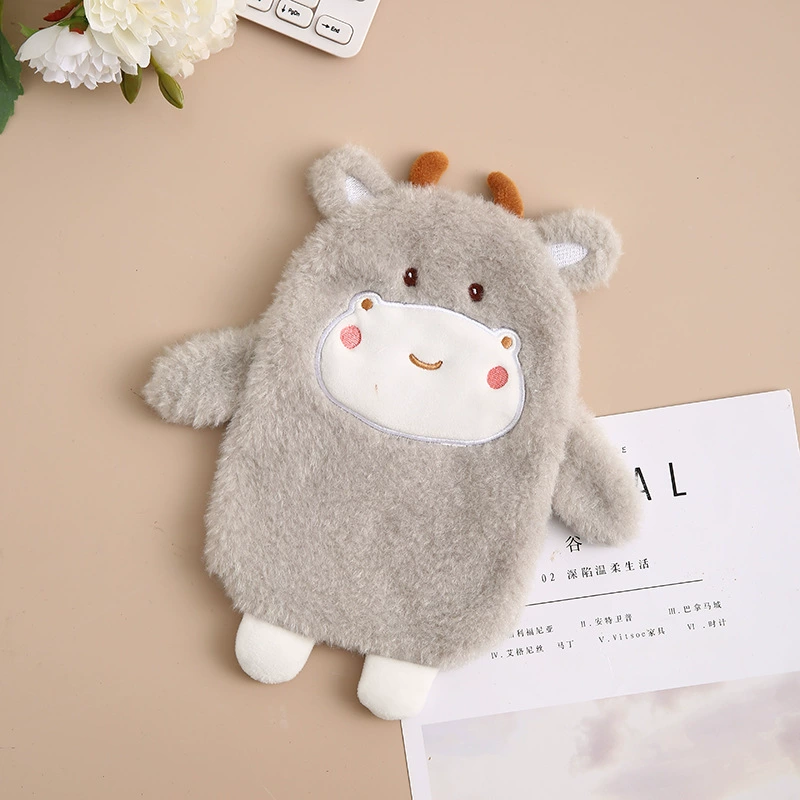 Detachable explosion-proof water container, plush cartoon hand warmer