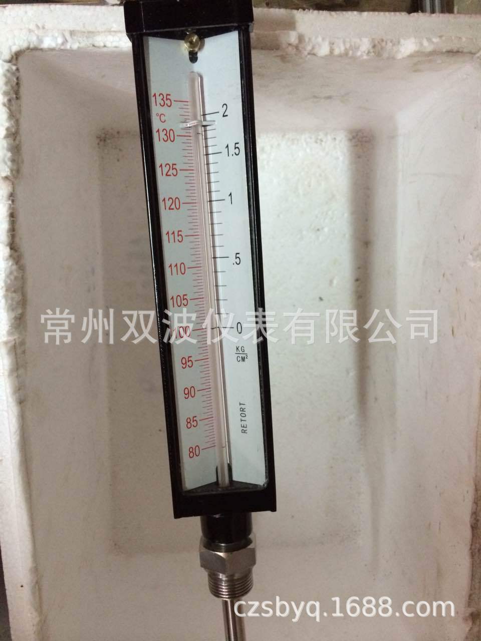 杀菌锅 金属套温度计WNG-12 金属套温度计不锈钢船用温度表