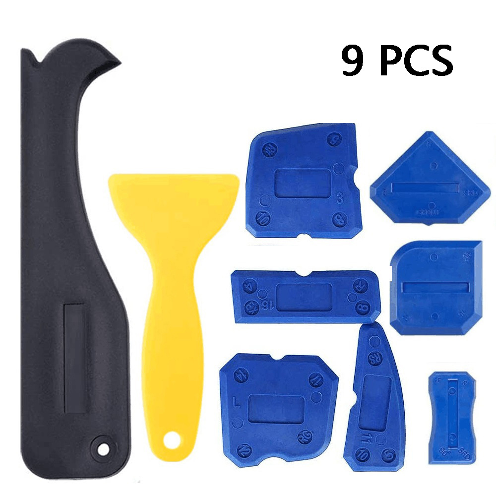 9件套美缝工具密封剂刮胶板刮铲器门窗厨房浴室水槽 美缝工具