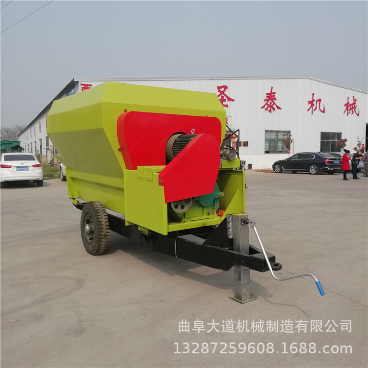 干草粉搅拌机 卧式饲料混合机厂家 山东tmr搅拌机