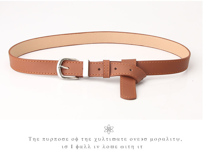 Ladies Belt New Simple Wild Decorative Belt Korean Fashion Trousers Clothing Matching Belt Wholesale Nihaojewelry display picture 3