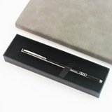 Металлическая ручка для подписания договоров, ручка-роллер, подарочная ручка, подарочная коробка, (в наличии на складе), тонкий стержень, с печатью вашего логотипа