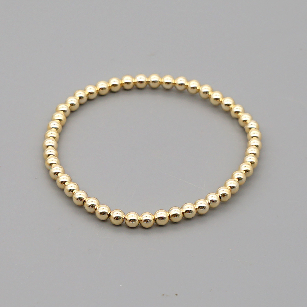 Miyuki  rice beads woven pure handmade  multilayer crystal tassels stacked gold beads peach heart braceletpicture4