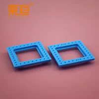 FXJK47475 синяя квадратная рама для ног пористая квадратная пластиковая квадратная полая квадратная технология Строительные блоки Детали 2004