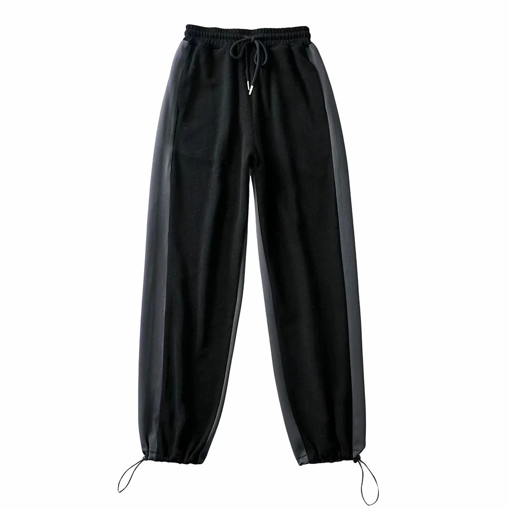 Wide-leg pants women's autumn high waist...