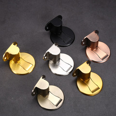 Floor suction punch-free anti-collision door stop zinc alloy indoor strong magnetic invisible adjustable thickened floor suction door suction floor suction