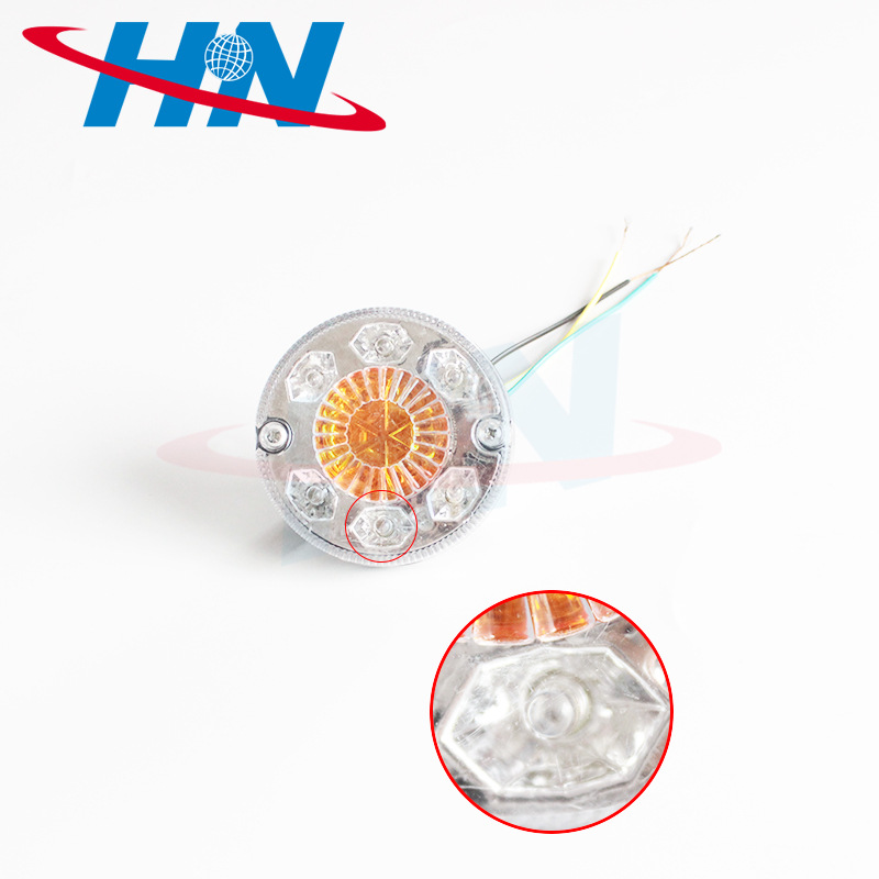 General 12V24V camión piezas de automóviles remolque vehículo de ingeniería luz lateral parpadeante luz de ancho