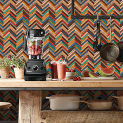 WDT001-024仿木紋質感瓷磚貼仿古自粘瓷磚貼復古牆貼防水可移除