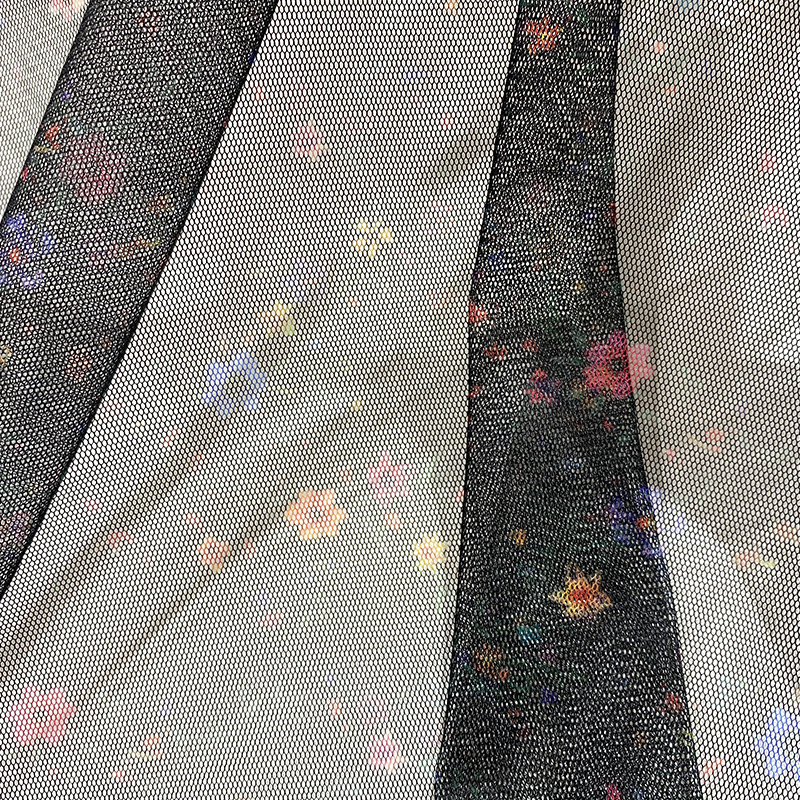 Fabricante de suministro de tela de tela hexagonal impresa de flores pequeñas vestidos de ropa infantil