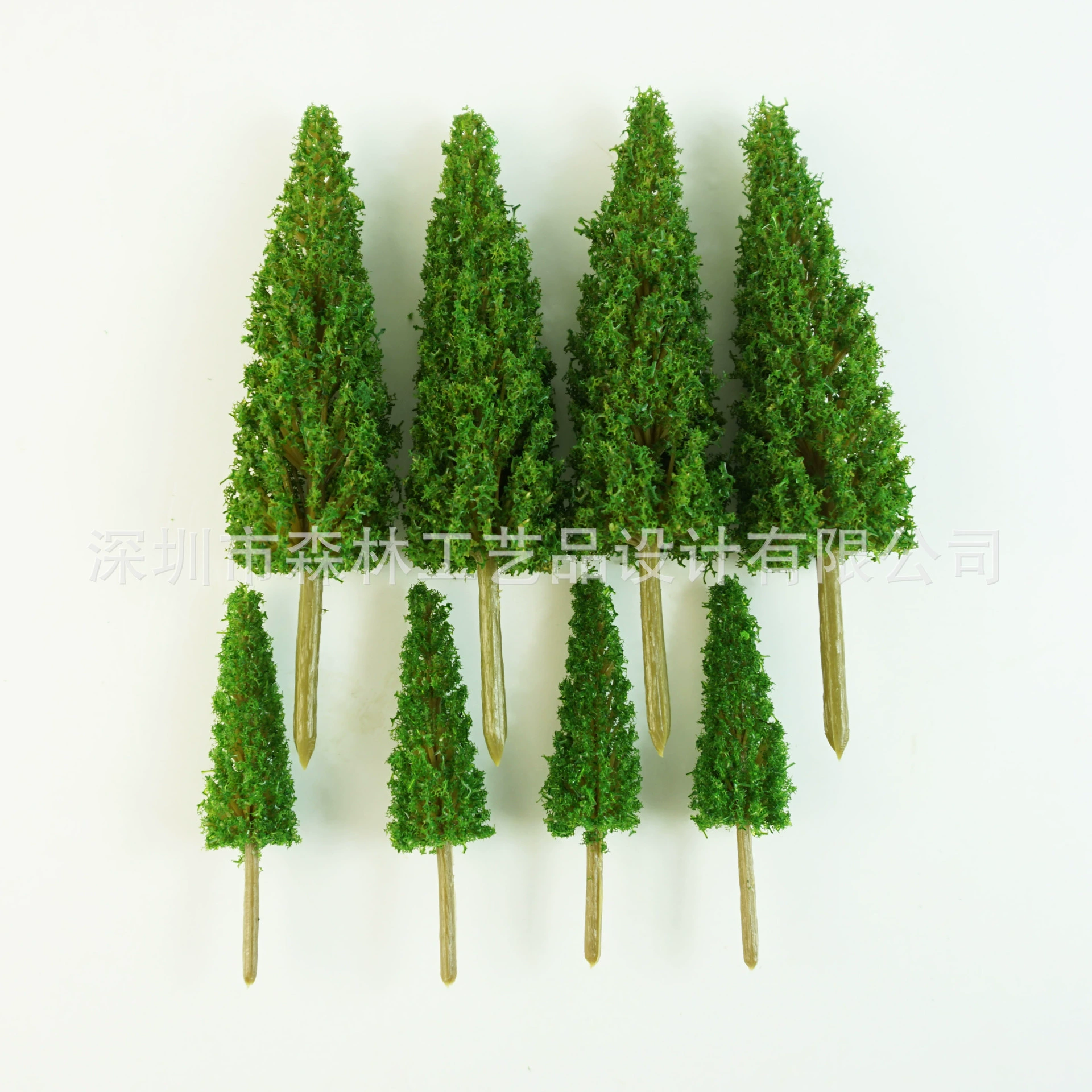 24pcs combination suit building sand table model Tree material micro -landscape simulation tree model set 17