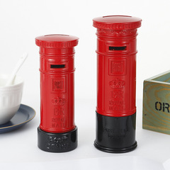 Foreign trade metal crafts ornaments retro mailbox piggy bank creative gifts British travel souvenirs