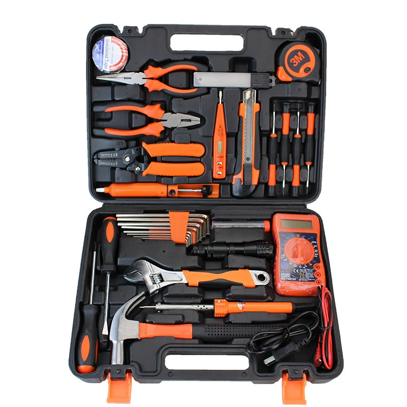 Hardware Toolbox Set, Multi-Piece Home Repair Kit, Portable Case, 9–157 pcs