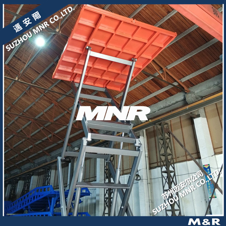 【安全作业】移动式电动液压维修升降平台车升降维修车移动方便