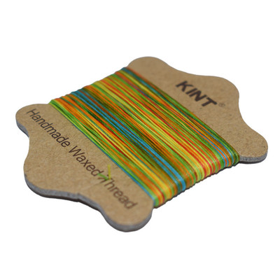 多彩圆蜡线卡片DIY手工小分装手缝皮革蜡线编织绳批发厂家空心线|ru