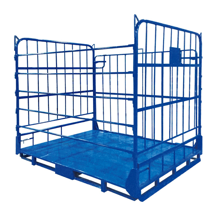 厂家供应金属箱欧式/韩系金属网箱新型家电回收箱铁板箱货架储物