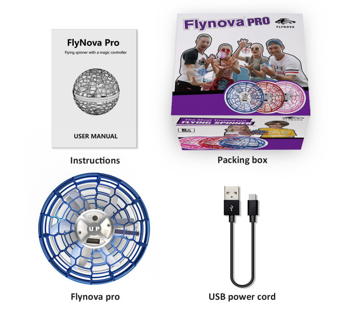 新款飞球FlyNova pro陀螺飞行器可回旋创意 玩具新款 回旋飞球详情6