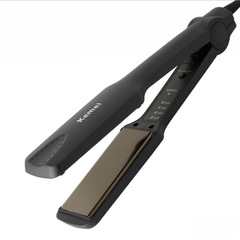 Cross-border Kemei KM-329 electric splint hair straightener does not damage hair straightening plate clip hair inner buckle splint one piece drop shipping
