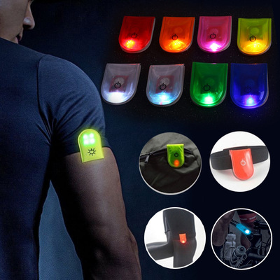 children motion led luminescence Magnet clip Jogging Reflective Portable Collar Reflective Warning Lights