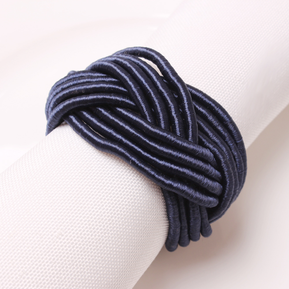 25g Weight Napkin ring Kitchen and drinking utensils 1 Set of 6 Quantity Indoor, Daily Occasion Hemp Rope Material Solid Color Pattern Casual Style Casual Solid Color Hemp Rope Napkin Ring 1 Set Of 6 14