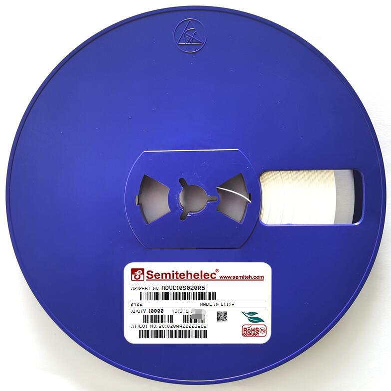 ADUC10S020R5 ESD静电保护器 0402 SEMITEH 全新原装正品