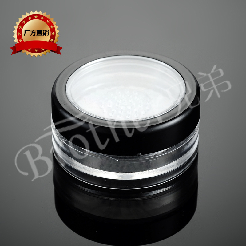 En stock 10g caja de polvo suelto con aislamiento neto embalaje cosmético talco polvo miel polvo espinoso polvo de calor embalaje como caja vacía