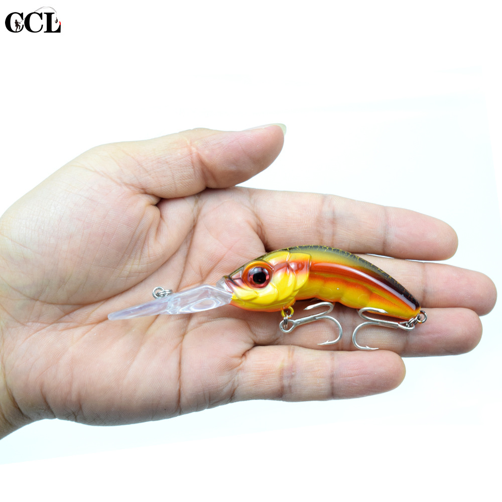 Small Shallow Diving Crankbaits Hard Plastic Minnow Baits Fresh Water Bass Swimbait Tackle Gear