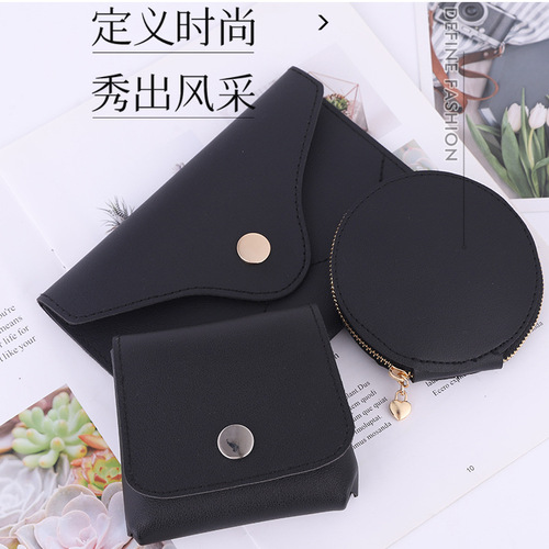 Noah's separate bag accessories can be embedded with belt, belt, PU waist bag, coin purse, mobile phone bag, pure black model