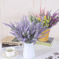 Wheat ear 5-prong velvet lavender artificial home decoration velvet artificial plant artificial flower bouquet artificial flower wholesale