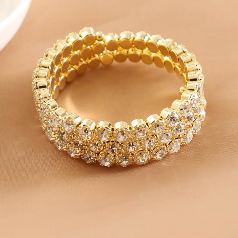 fashion full diamond multicolor bracelet