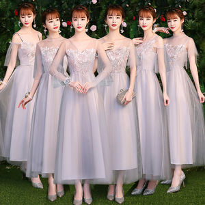 evening dresses wedding party Bridesmaid dress female long sister dress bridesmaid group dress