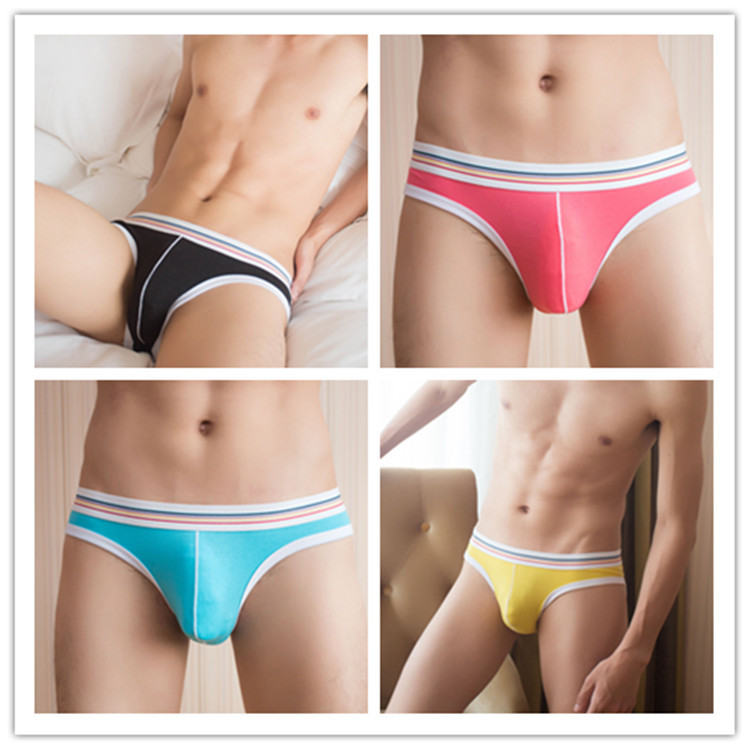 促销新品家将男士内裤纯棉三角时尚低腰性感男式三衩裤代发贴牌批|ms