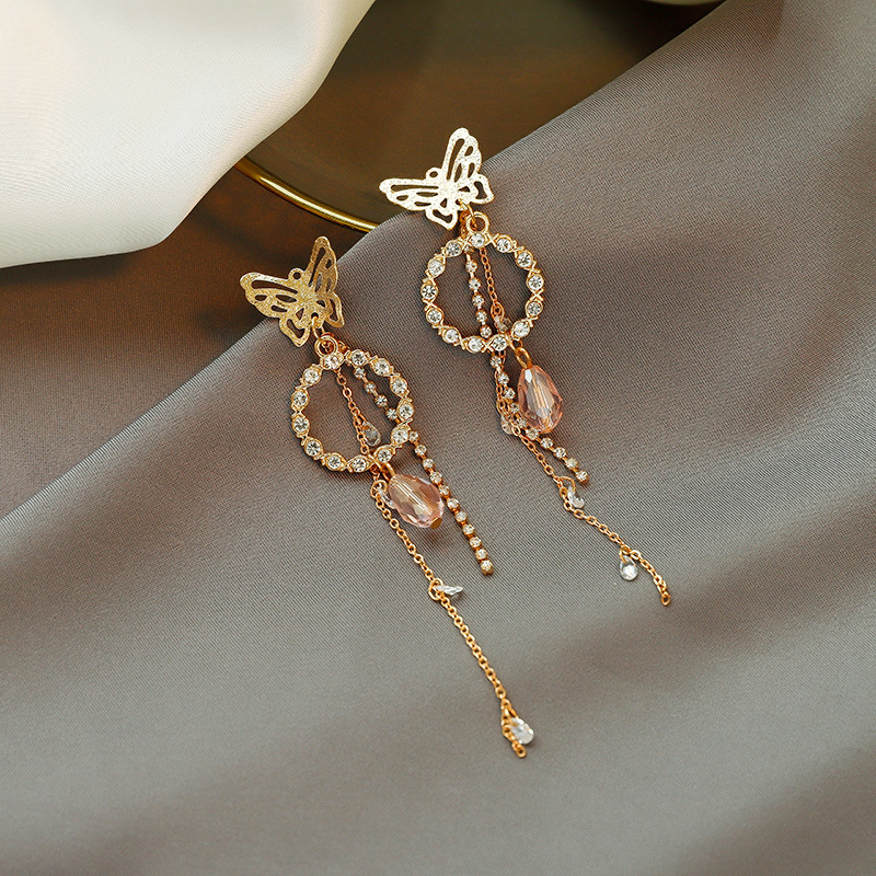 New Silver Pin Earring display picture 5