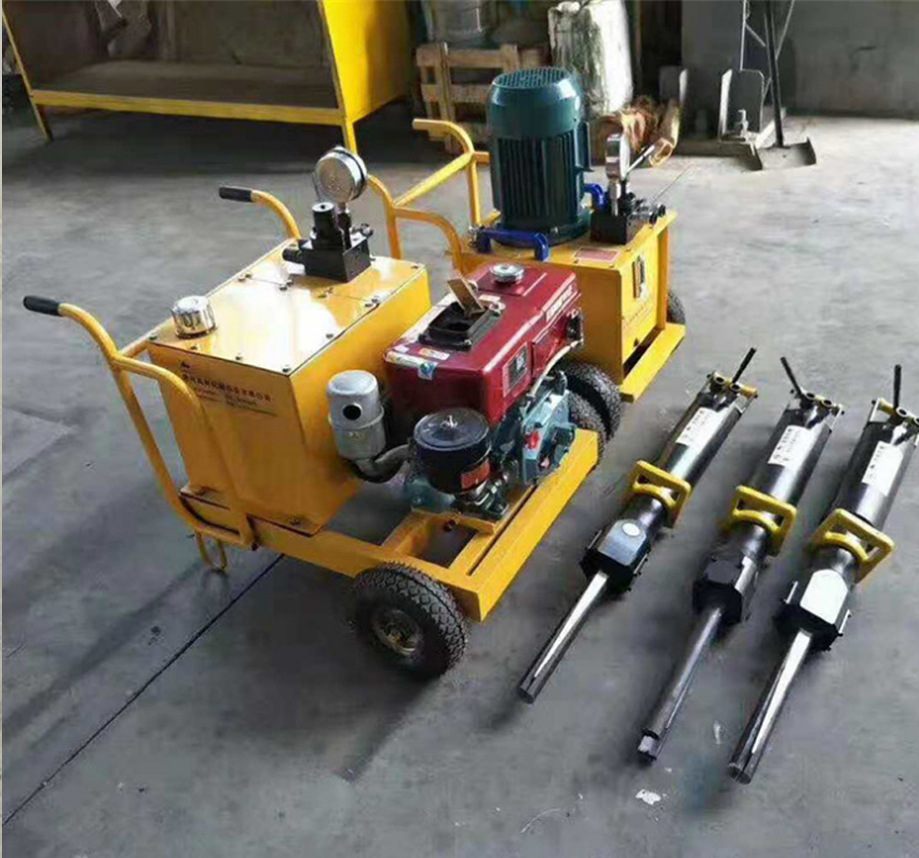 亿安现货直销电动液压分裂机岩石劈裂机 供应大型混凝土分裂机