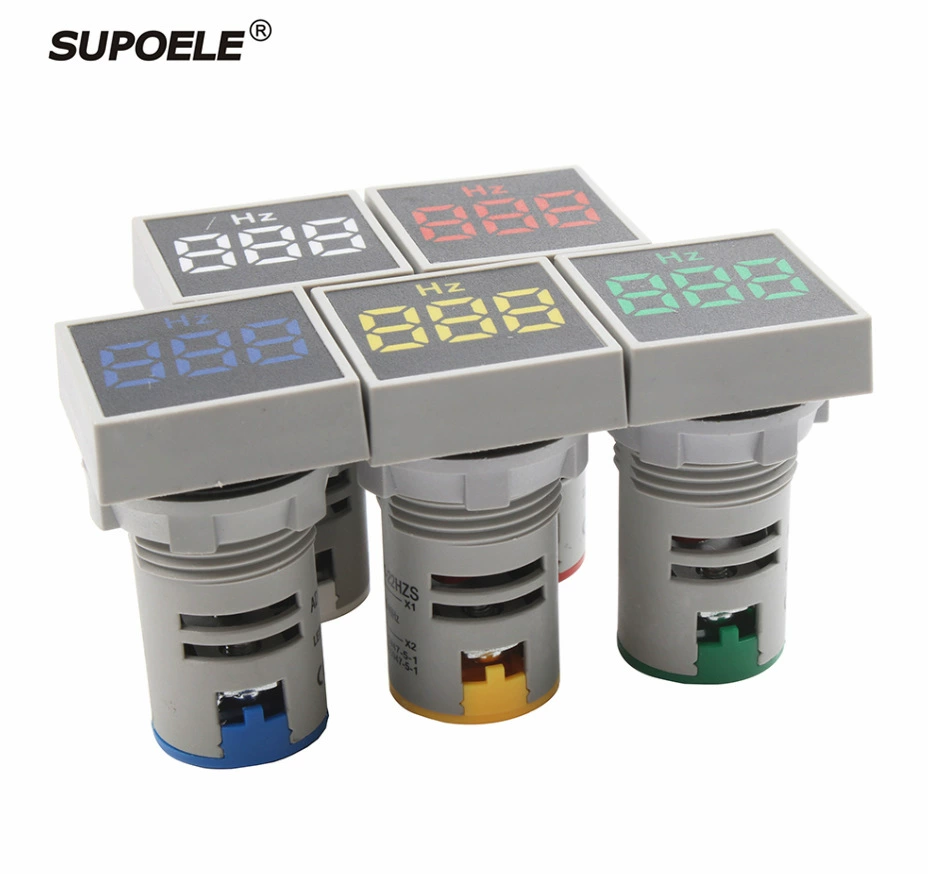 Тип индикатора сигнала квадратной головки 20-75 Гц цифровой дисплей переменного тока Измеритель частоты Герц AD101-22HZS