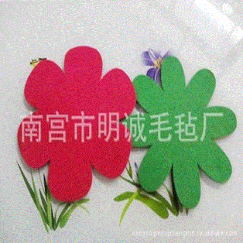 明诚毛毡厂长期接单可定做涤纶杯垫 涤纶餐垫 涤纶隔热垫