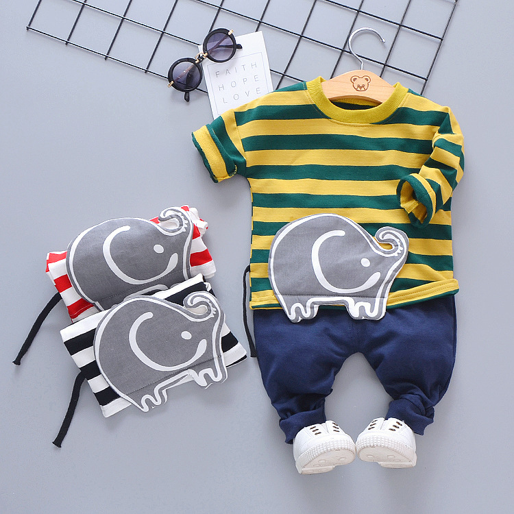 Baby-Jungen-Mädchen-Freizeit-Sport-Herbstanzüge, 2-teiliges Set