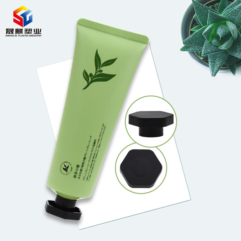 100g洁面乳软管 PE材质 六角旋盖管 化妆品包材厂家