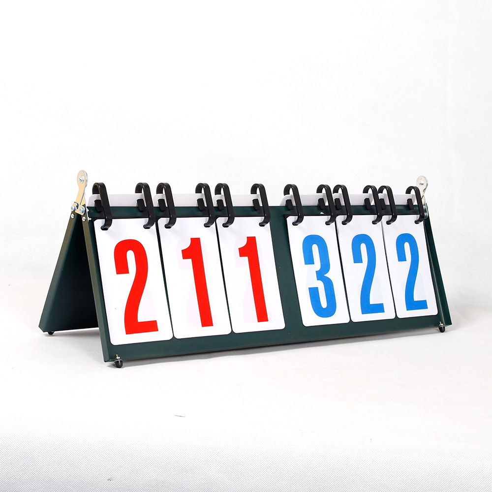 direct deal New whale Aluminum alloy 6 Median Scoreboard Basketball football volleyball Table Tennis badminton Scoreboard