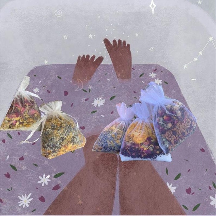 柠檬洋甘菊浴盆茶浴沐浴包一次性diy bath tea and body bath tea|ms