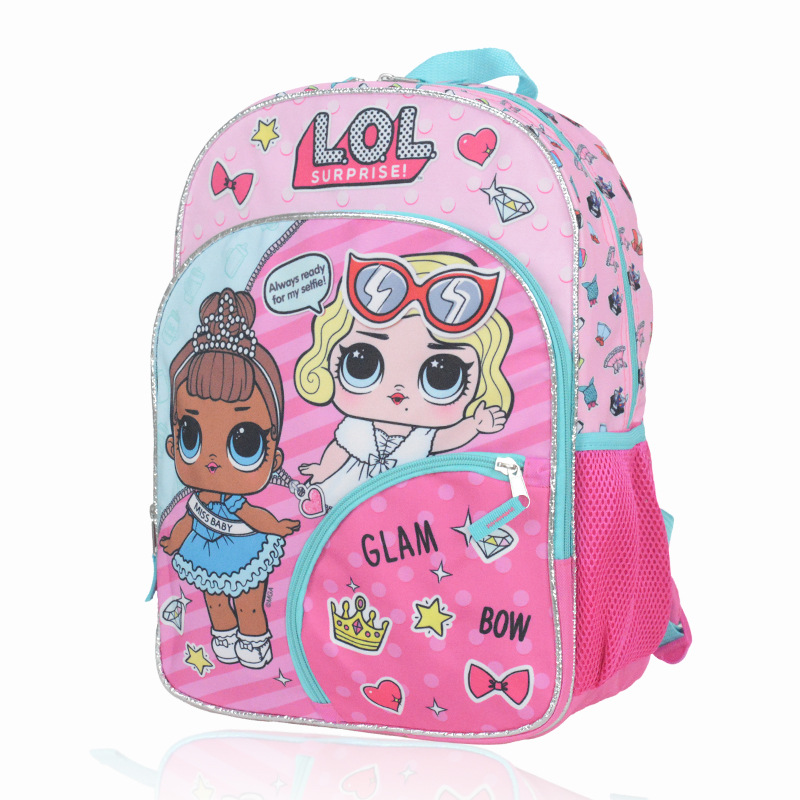 Factory direct LOL surprise doll children load relief backpack backpack primary school girls cartoon backpack foreign trade