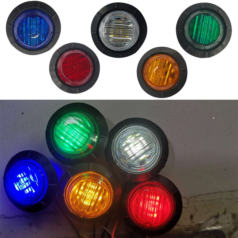 Lámpara de señal de la luz trasera del remolque redondo del camión del LED