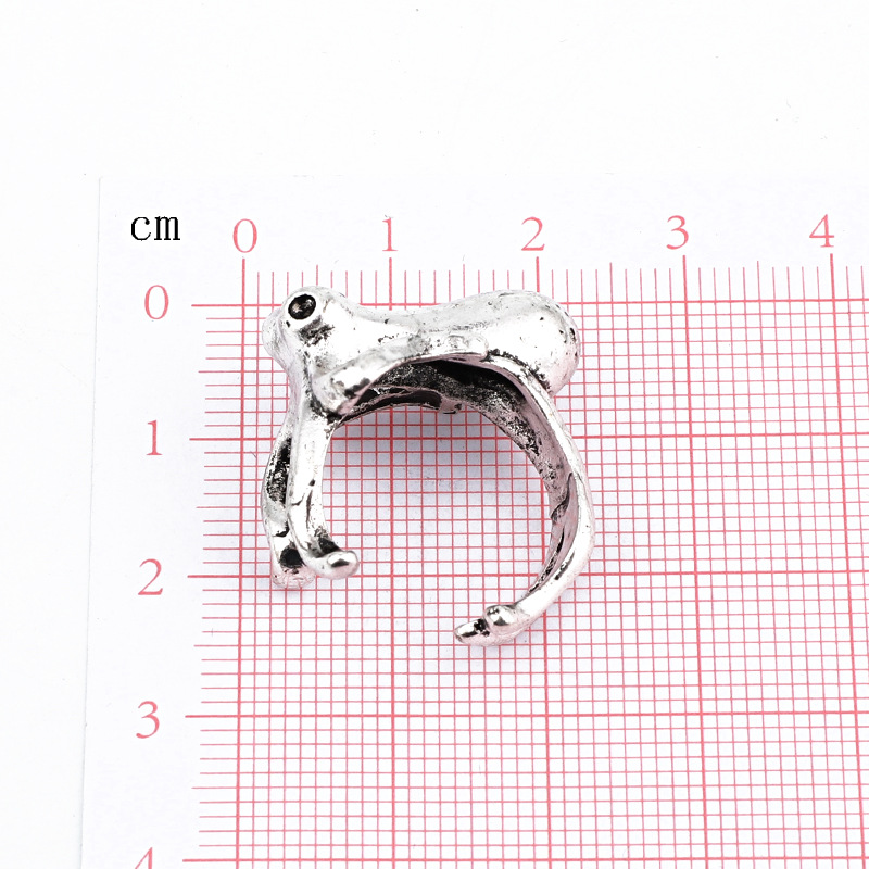 European New Trend Punk Retro Cute Hippo Ring Men And Women Animal Ring Foreign Trade Popular Style display picture 1