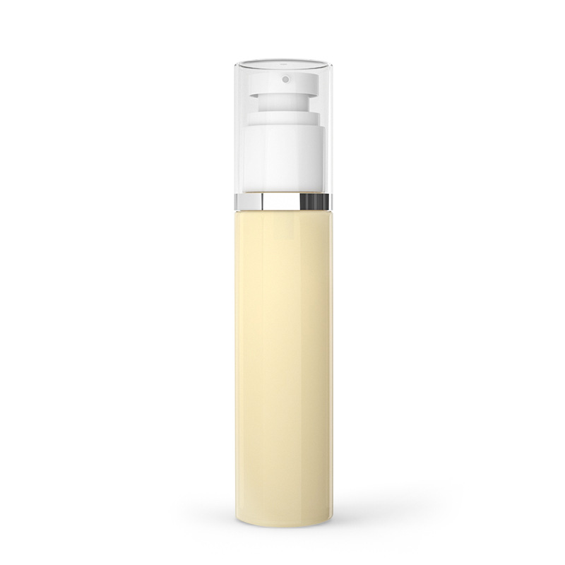 30ml 50ml 80ml beige botella de loción para mascotas simulación botella vacía botella de loción de plástico sub-botella