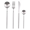 New 304 Stainless Steel Western Tableware Portuguese A, Blade and fork Set Creative Festival Creative Festival Gift Set Wholesale