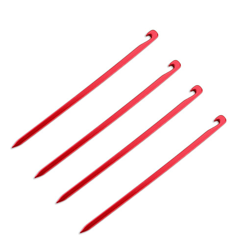 Wholesale outdoor ultra-light ultra-hard quadrilateral square ground nails tent nails camping nails aluminum alloy nails
