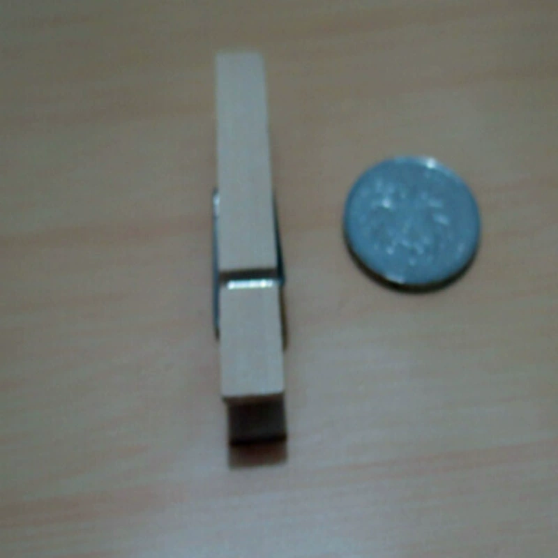 6x 1cm Плейка цветной деревянный зажим маленький деревянный зажим