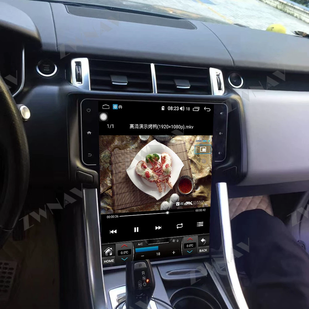 Подходит для обновления Land Rover Range Rover 15,1-дюймовый Специальный автомобильный навигатор Android 9,0 Land Rover с большим экраном навигации