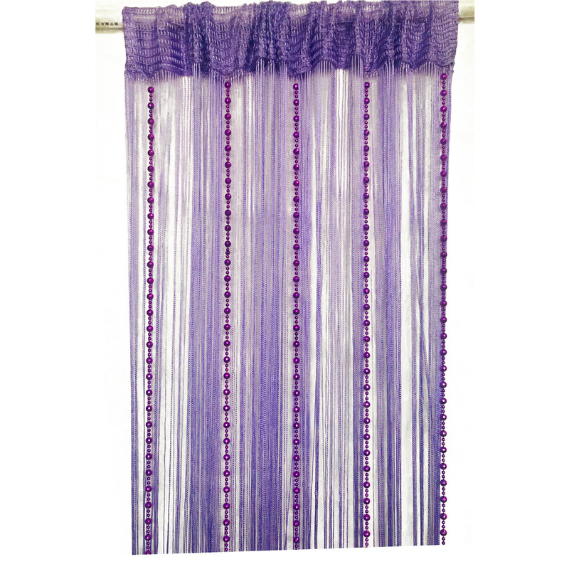 Korean-style partition curtain finished door curtain dual-purpose line curtain