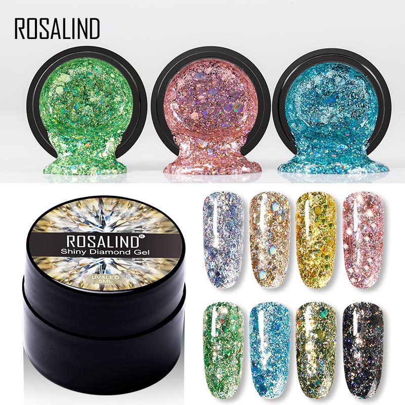 Shiny Diamond Gel Nail Flash Diamond Glue Nail Polish Glue New